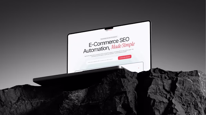 AlgoRanker – SEO Automation Tool Webflow Website