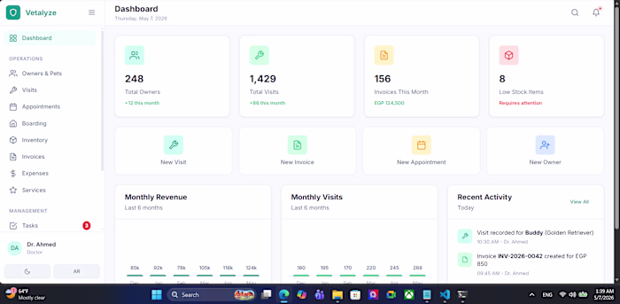 Vetalyze — Multi-Tenant Veterinary SaaS