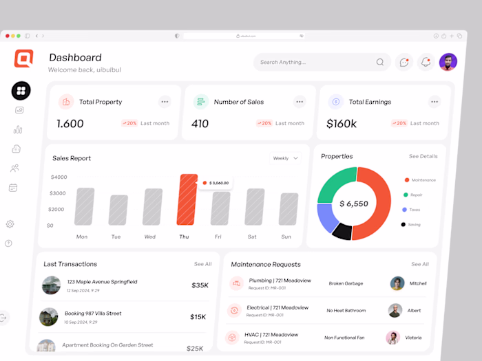 Property Management Dashboard