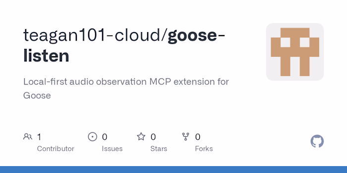 Goose Listen: Local WAV Observation