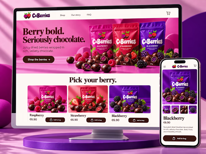 CxBerries is a self-initiated brand