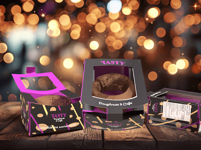 Tasty Doughnut & Cafe — Brand & Packaging