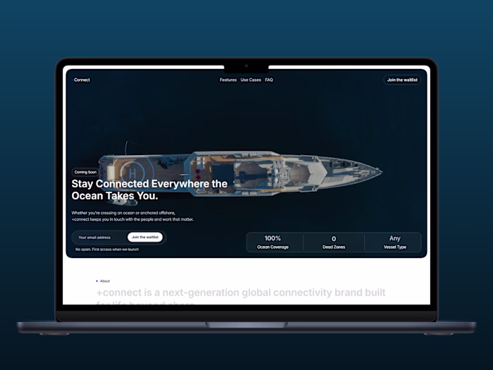 +Connect Waitlist Landing Page