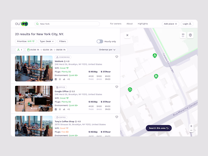 Workspace Finder SaaS