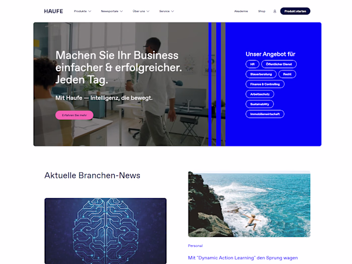 Corporate Website for Business Software & Services