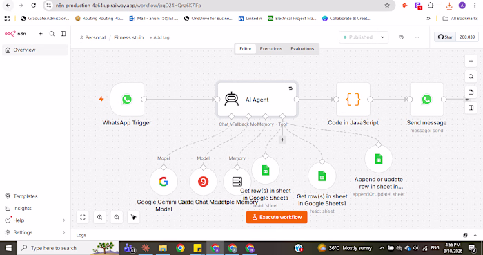 AI Booking & Follow Up System for Elevate Fitness Studio