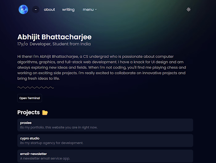 Portfolio Website
