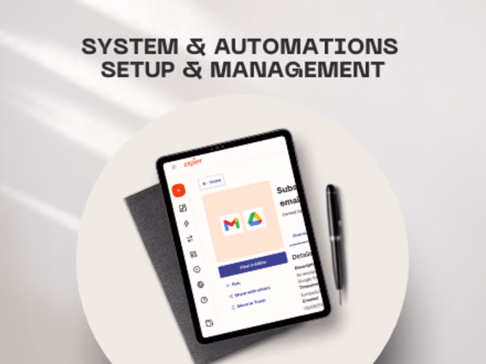 System and Automations Setup and Management
