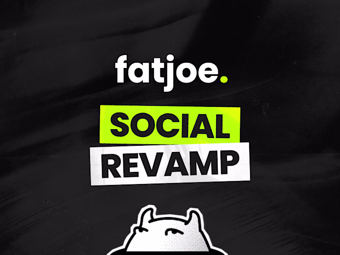 Brand Identity and Visual System for Fatjoe's Social Media