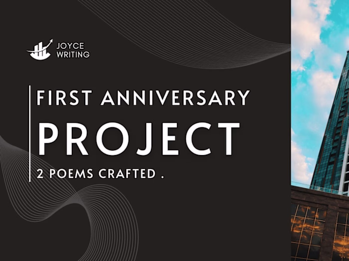 First Aniversary Poem