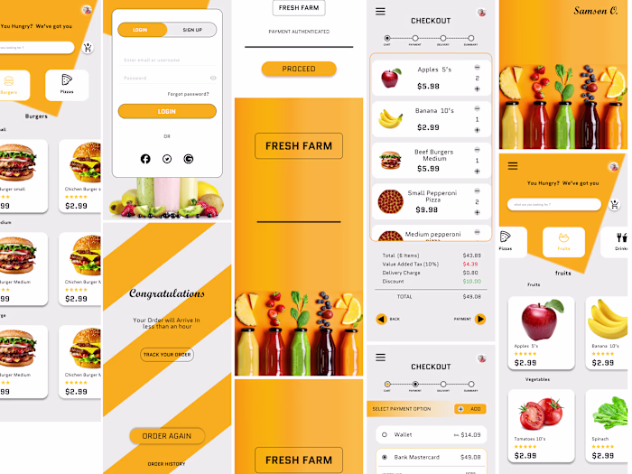 UI Designer for E-commerce Website
