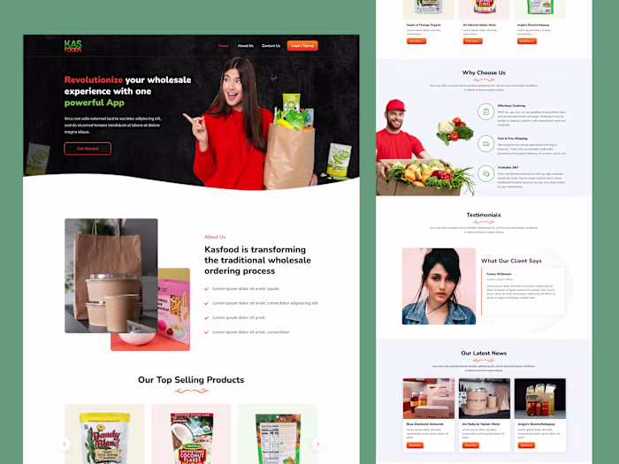 Grocery Website