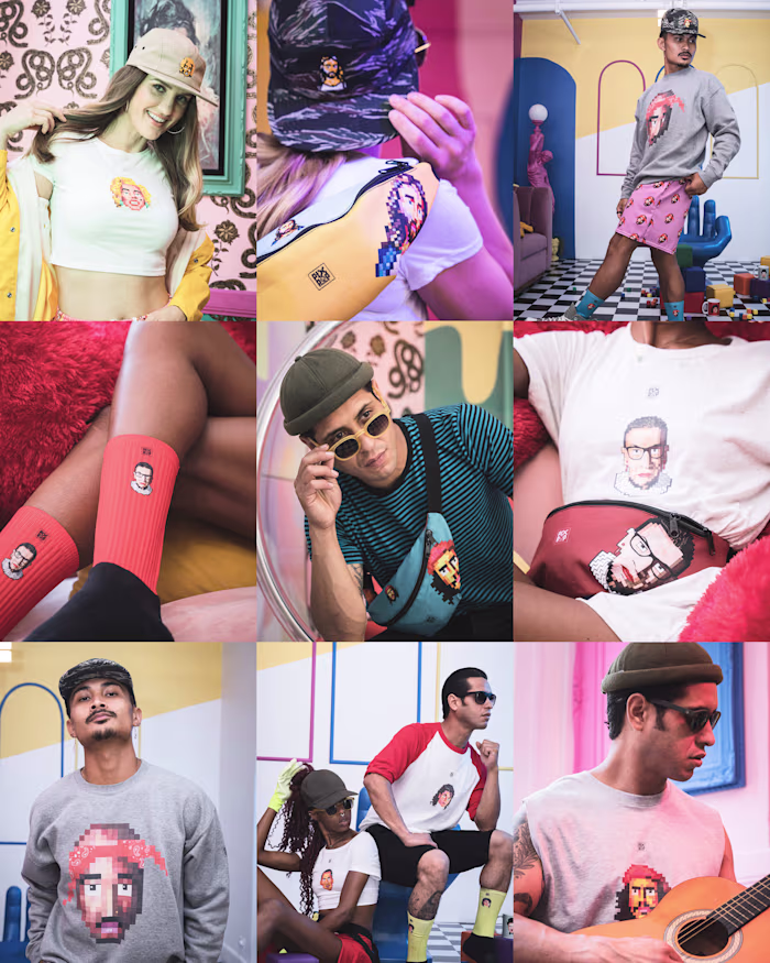 PixPop Heads Clothing Brand