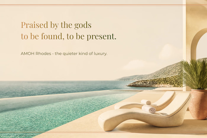 Copy created for a luxury resort in Rhodes as a part of a ne...