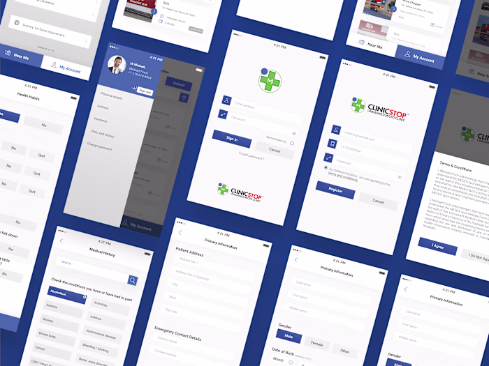 ClincStop Mobile app