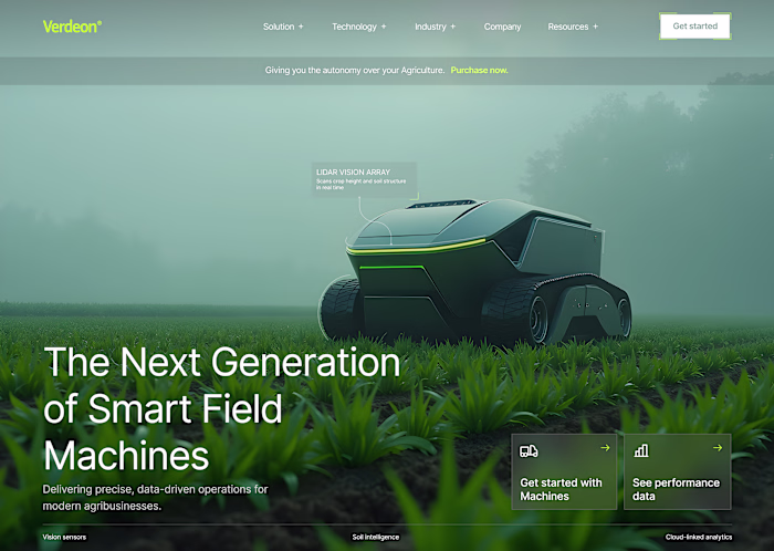 Hero exploration, for an Agri-tech product