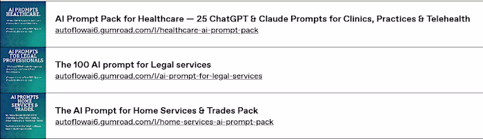 AI prompt pack