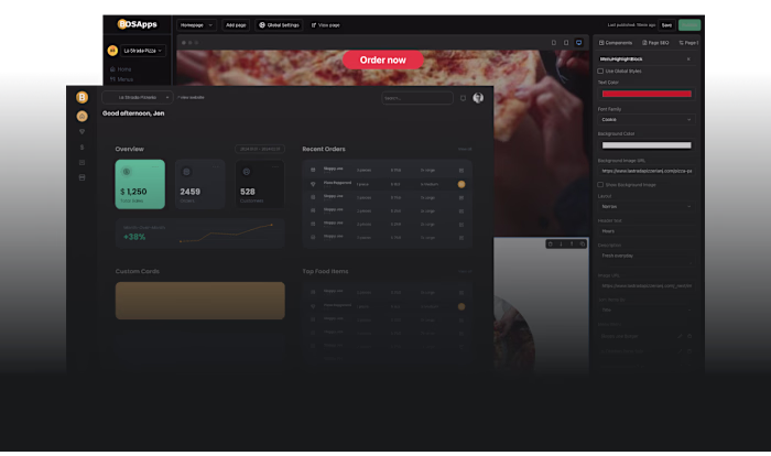 Custom Website Builder for SaaS Platform