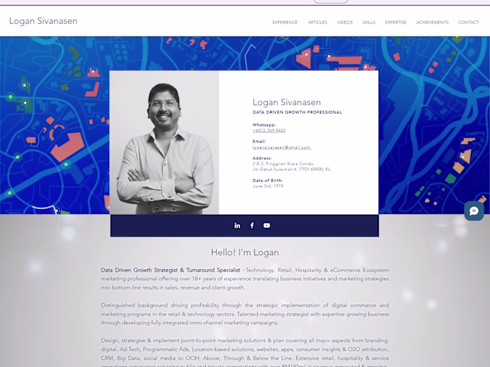 Wix 1 Page Website + SEO Optimization