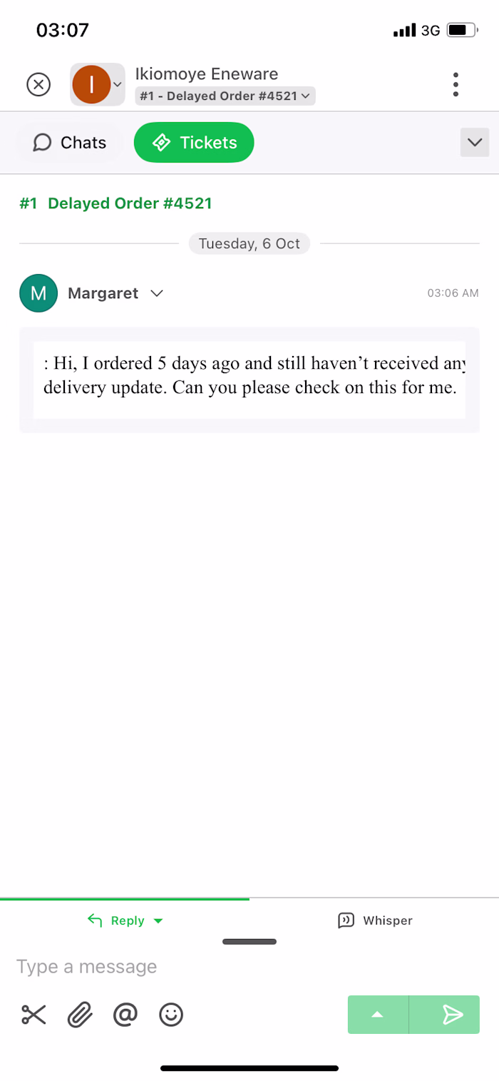 💬 Live Chat Customer Support
I