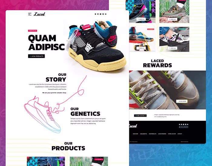 Laced Website