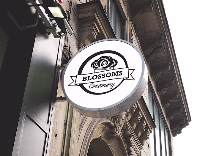 Blossoms Creamery Logo