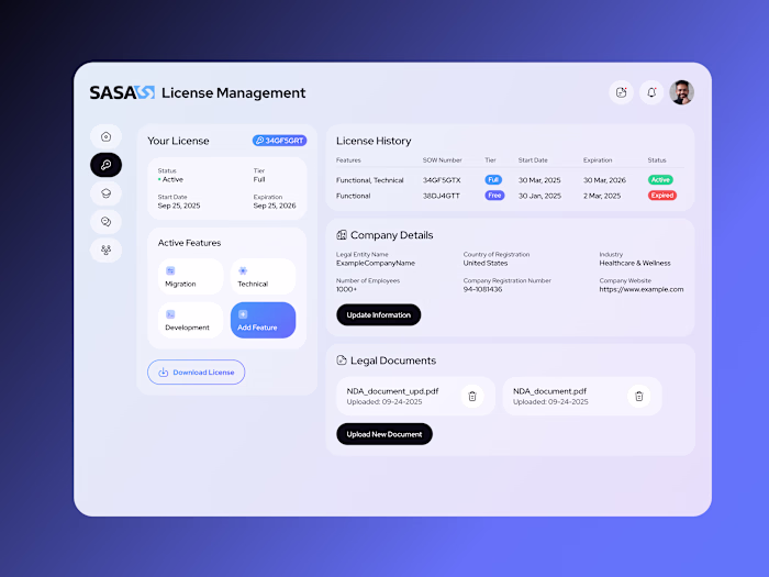 B2B Customer Portal — UX/UI & Workflow Design
