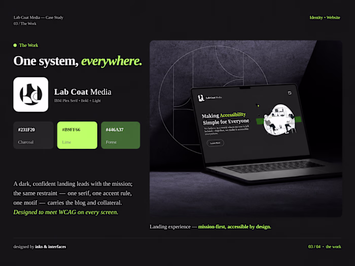 We designed an accessibility brand,