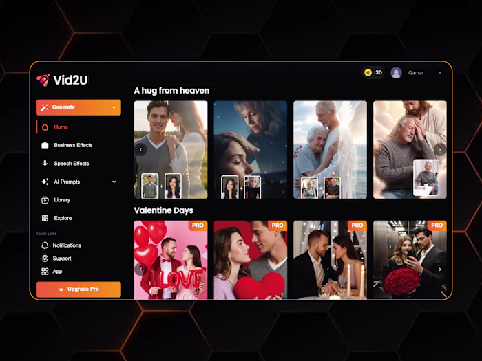 Built the web app for