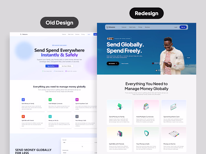 Rebasive Homepage Redesign