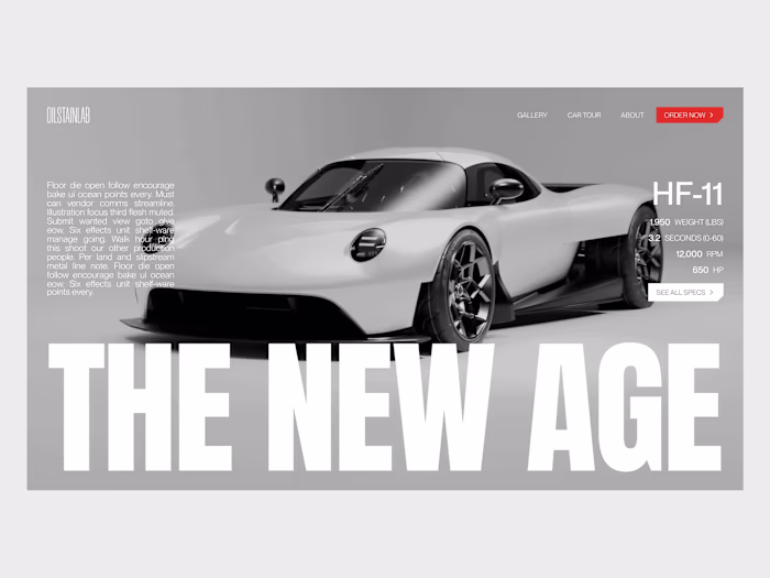 Animated Creative Website Design