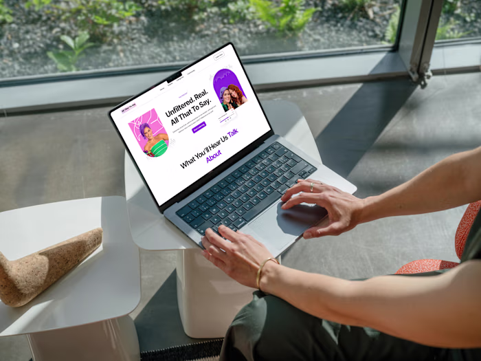 Designing a Fun Podcast Website for 'All That To Say'