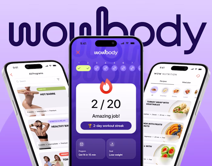WowBody App — Fitness Experience Redefined