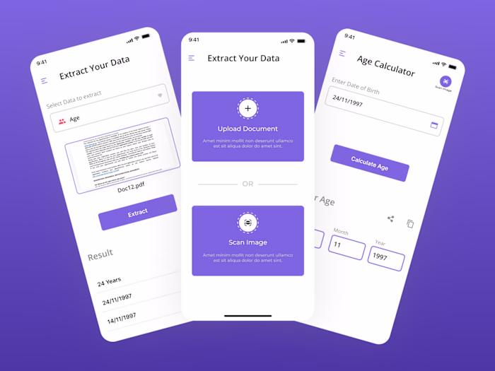 A clean and simple mobile