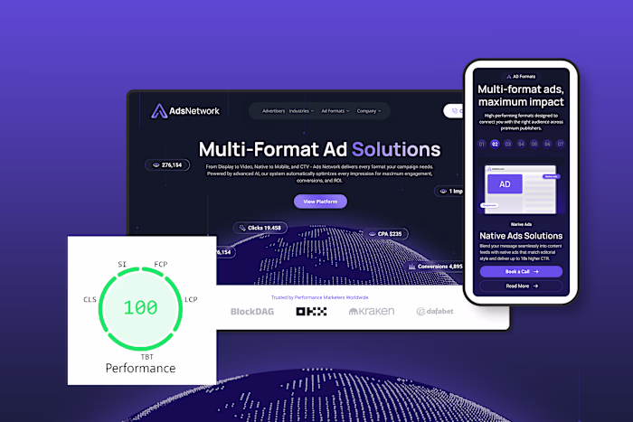 AdsNetwork - WordPress website, ACF Pro, SEO/Speed Optimization