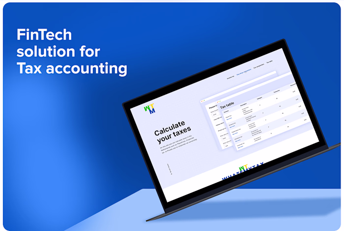 What's my Tax - FinTech Calculator Web Design : Behance