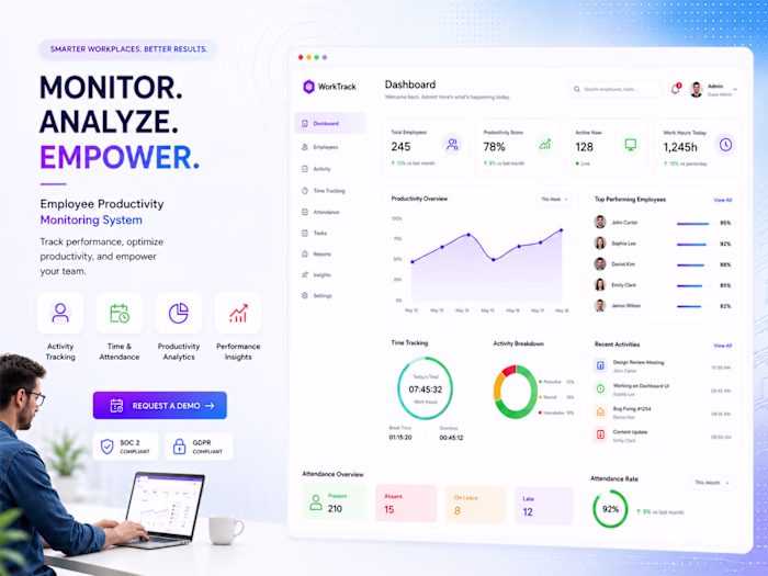 Employee Productivity Monitoring System
Built a