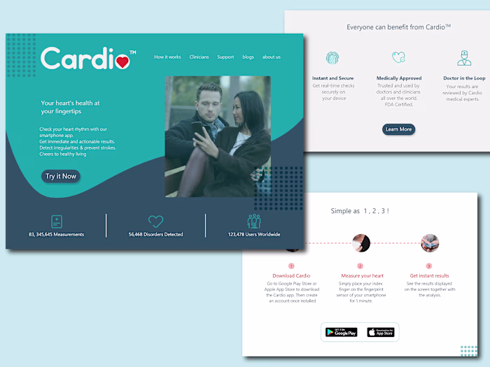 Cardio Landing Page