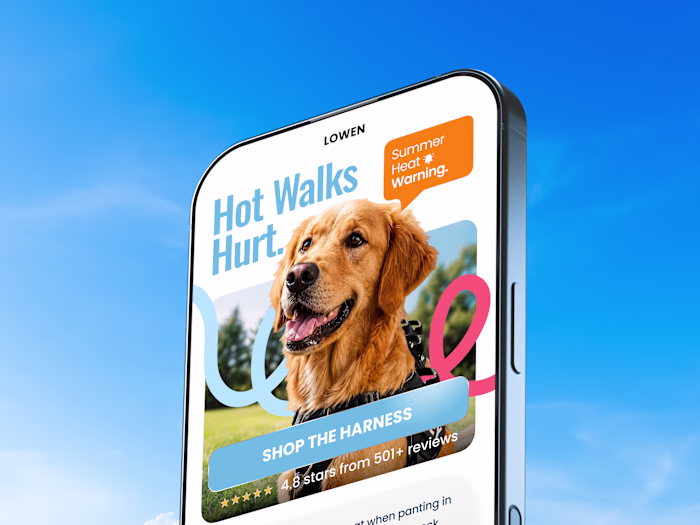 High-Converting Email Design for Pet Harness Brand