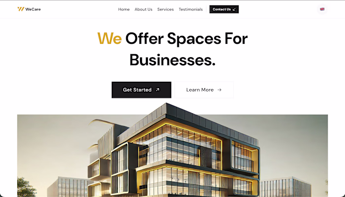 We Care Business Center, located