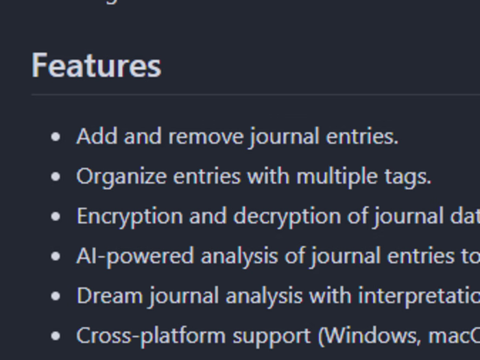  cli journal using python
