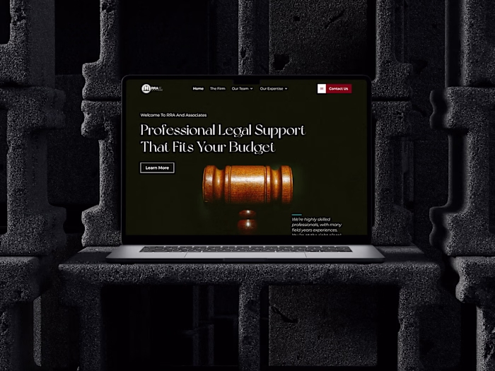 RRA Solicitor & Advocate Website Design (Multi Pages)