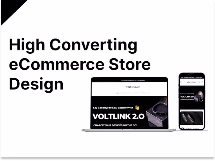Unique and High Converting eCommerce Store Design