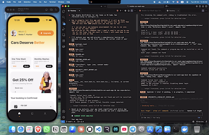 I built a full mobile app for $20/month. No developers. No f...
