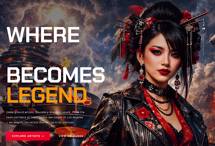 Sonic Asset: Music Brand Identity & Motion