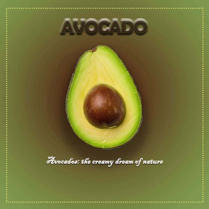 avocado advertising design