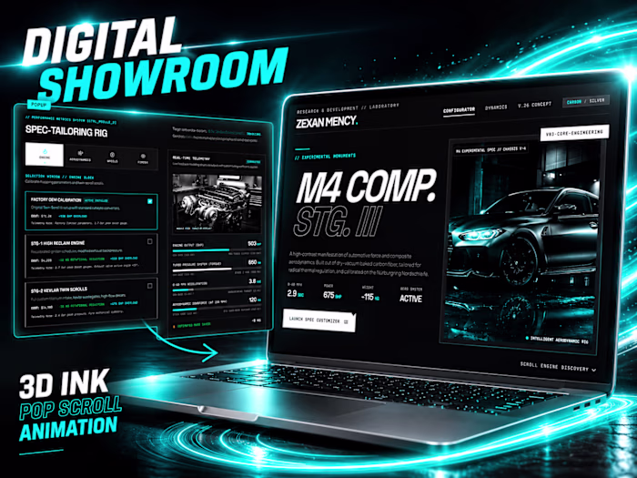 Digital Showroom Website - BMW