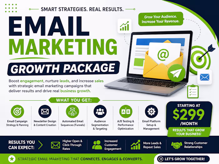🚀 Email Marketing Growth Package
Struggling