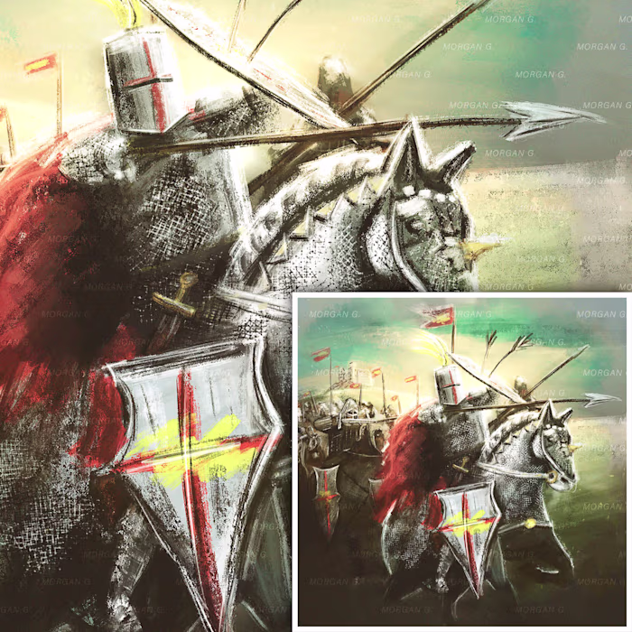 Illustrations for a book about UK 