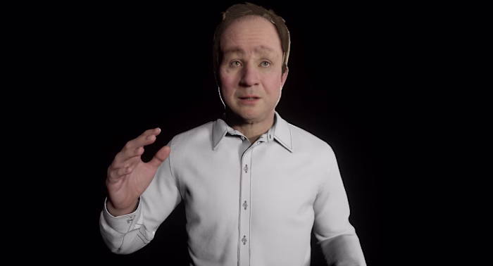 Public commercial using metahumans